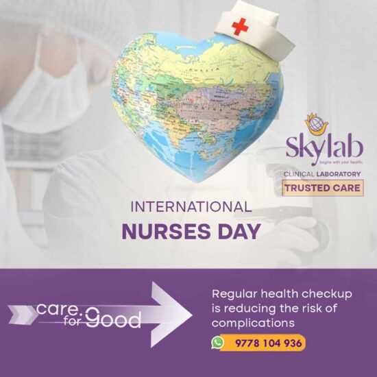 International nurses day poster design creative poster ads in Trivandrum best socialmedia marketing agency advertisement agency in Trivandrum