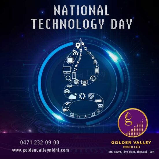 National Technology day poster design social media ddesigner in Trivandrum best creative designer in Trivandrum poster design for Bank social media marketing team in Trivandrum